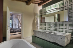 Master bedroom at Pieve di San Giovanni