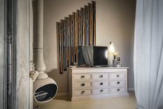 Master bedroom at Pieve di San Giovanni