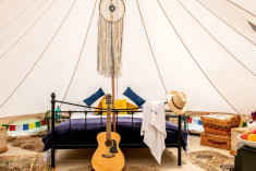 Just One Bell Tent - Sleeps 2 at Hop Pickers Rural Retreats