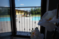 Poolside Romantic Studio at Residence Le Palme