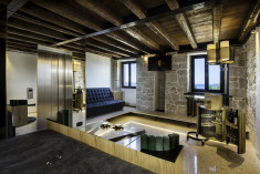 Deluxe suite with sea view  at Spirito Santo Palazzo Storico