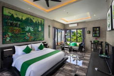 Green Villa Aventurine (Heart Chakra Villa) at Capung Asri Eco Luxury Resort  
