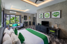 Green Villa Aventurine (Heart Chakra Villa) at Capung Asri Eco Luxury Resort  
