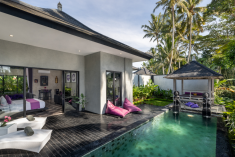 Purple Villa Amethyst (Crown Chakra) at Capung Asri Eco Luxury Resort  