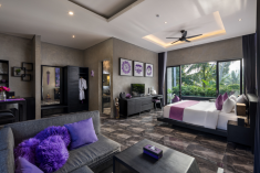 Purple Villa Amethyst (Crown Chakra) at Capung Asri Eco Luxury Resort  