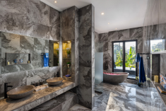 Blue Villa Sodalite (Third-Eye Chakra Villa) at Capung Asri Eco Luxury Resort  