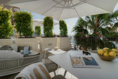 Terrace Deluxe sea view  at Grand Hotel Alassio Beach & Spa resort