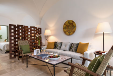 Deluxe Junior Suite with Terrace and Garden at Masseria Torre Maizza Puglia
