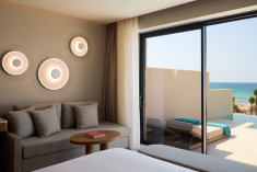 Deluxe Room with Private Pool at ÓROS Luxury Beach Resort