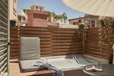 Junior Suite with Private Jacuzzi at Domus Renier part of the Domus Elegance Collection - a romantic address on Chania’s Old Venetian Harbour