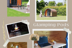 Premier Glamping Pod - number 7 or 8 at Greenway Touring and Glamping Park	