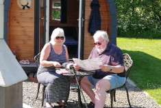 Premier Glamping Pod - number 7 or 8 at Greenway Touring and Glamping Park	