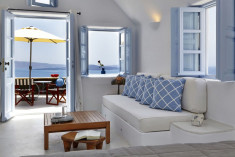 Mantzourana Cliff House with Panoramic Caldera Views at Pezoules of Oia - Boutique Hotel