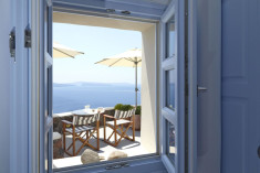 Ligaria Cave Suite with Historic Lino & Fireplace Charm at Pezoules of Oia - Boutique Hotel