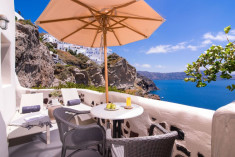 Levanta Cave Suite with Private Hot Tub & Sea-Level Privacy at Pezoules of Oia - Boutique Hotel