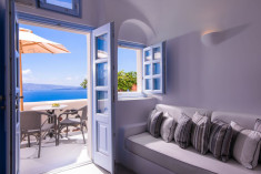 Levanta Cave Suite with Private Hot Tub & Sea-Level Privacy at Pezoules of Oia - Boutique Hotel