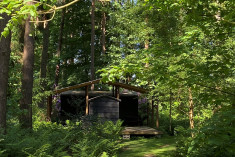 Woodland Woodcutter Huts at The Dreamery Hideaway