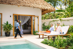 Ocean Front Villa with Pool at Zanzi Resort Private Paradise