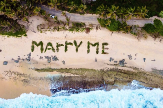 Pop the question in the Seychelles