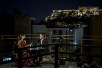 An Enchanting Rooftop Proposal