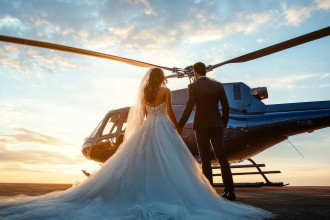 Heli Wedding Experience – “A Grand Entrance to Forever”