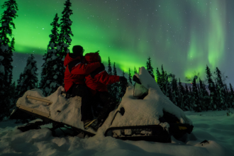 Northern Lights Honeymoon in Yukon