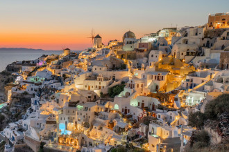 Proposal Above the Caldera in Oia