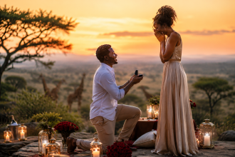 Romantic Proposal Safari Experience