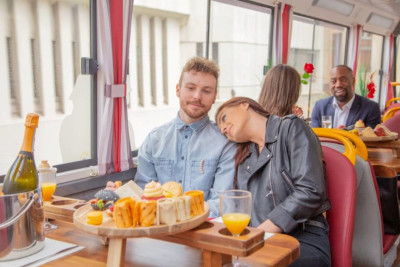 Valentines Afternoon Tea Bus with Live Singer, Food and Prosecco