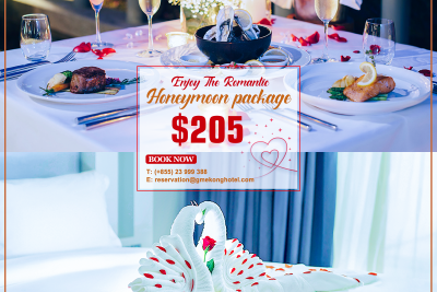 Honeymoon / Romance Packages from $𝟐𝟎𝟓/Package