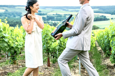 WEDDING PROPOSAL IN CHAMPAGNE VINEYARDS