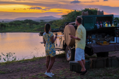 Romantic Game Drive with Riverbed Lunch