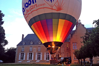 Hot Air Mongolfier Balloon flight