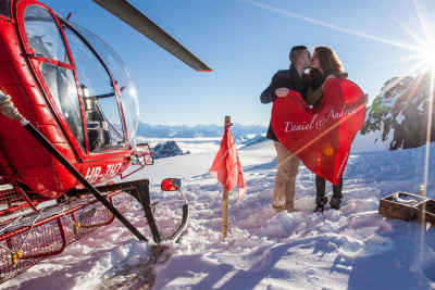 Marriage proposal in Switzerland