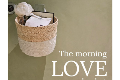 Morning LOVE basket in the city of Romeo and Juliet