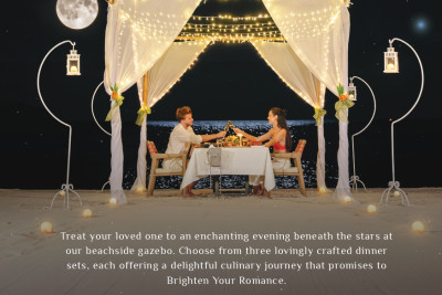 Romantic Gazebo Dinner on the Beach 