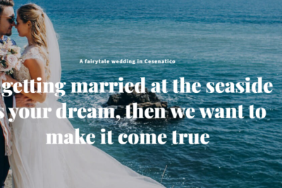 A Fairytale Wedding in Cesenatico
