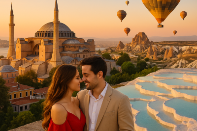 6 Days / 5 Nights | Romantic Tour for Couples Istanbul • Cappadocia • Pamukkale