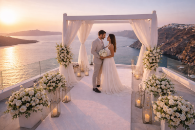 Santorini Destination Wedding Collection