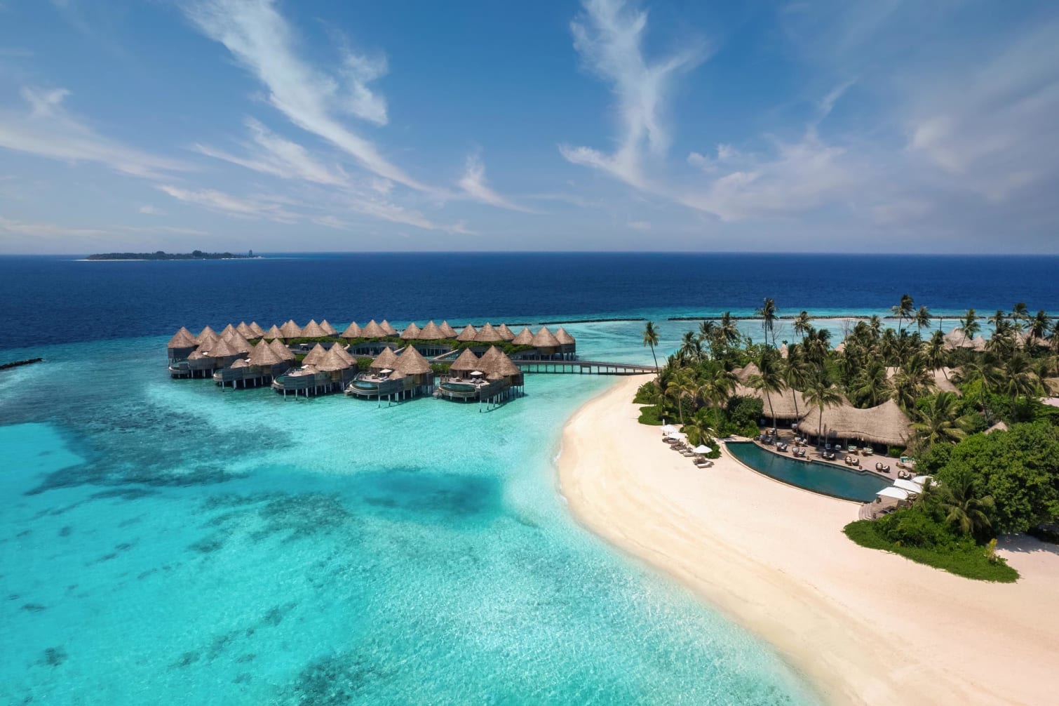Private island and ocean houses at The Nautilus Maldives