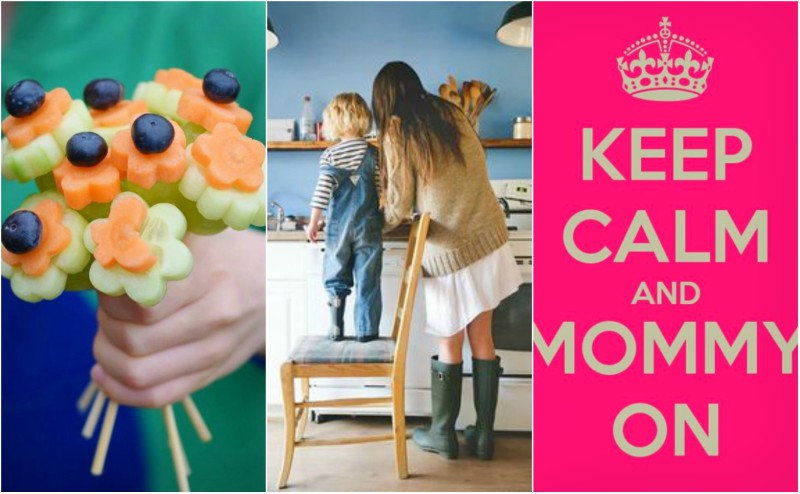 Fruit flowers | Mum cooking with child | Keep calm and Mommy on