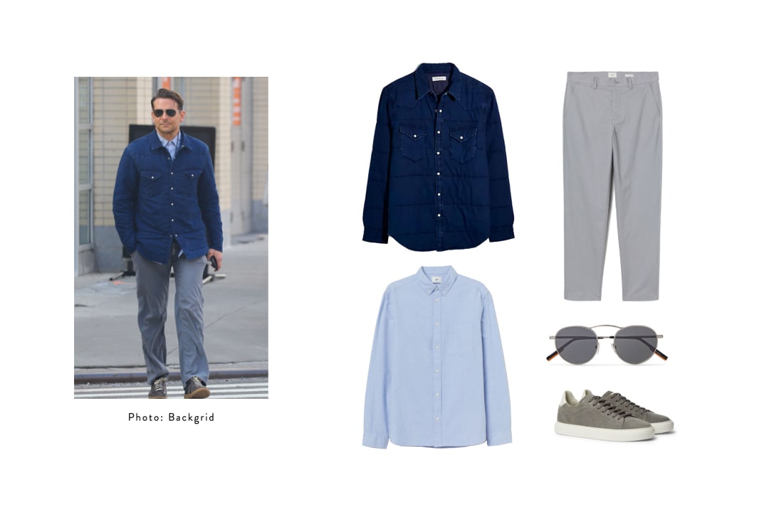 BRADLEY COOPER’S CASUAL COOL STYLE