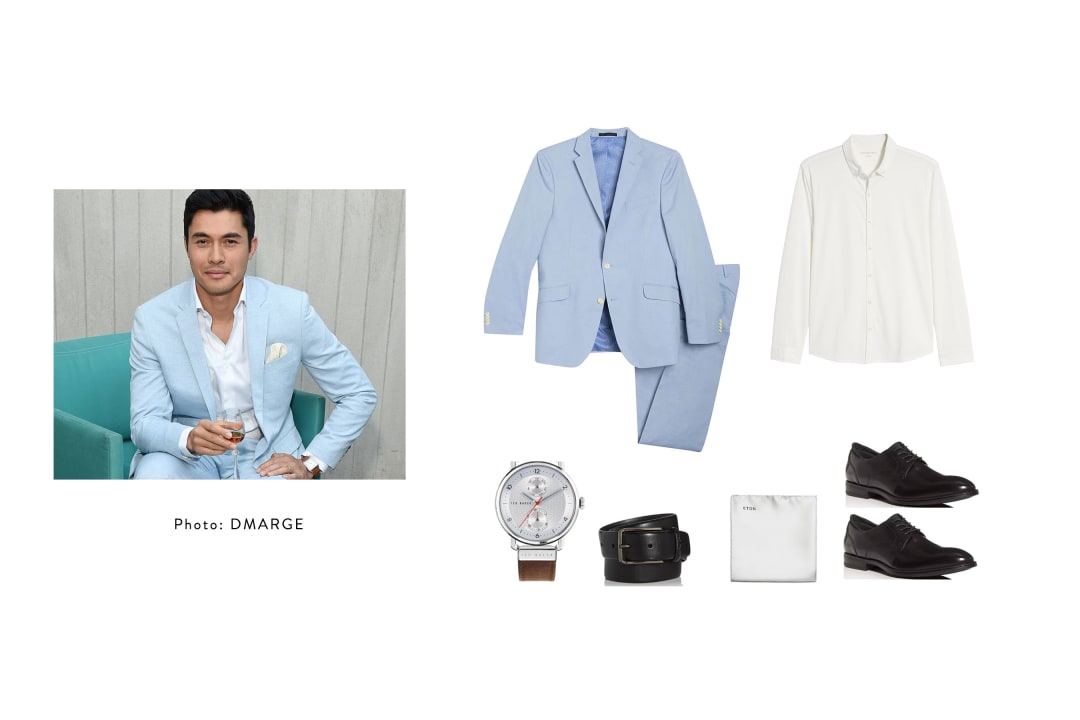 HENRY GOLDING’S POWDER BLUE SUIT