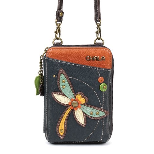 Chala Dragonfly Crescent Crossbody Purse Dragonfly Collectors
