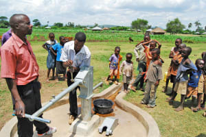 The Water Project: Lower Kogembo Community Well - Kenya - 