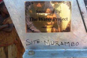 The Water Project: Burenge Village - 
