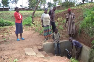 The Water Project: Soysambu Spring Catchment Project - 