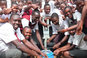 The Water Project: Kapkoimur Secondary School New Well Project - 