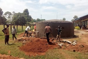 The Water Project: Bumira Secondary School -  Construction