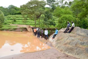 The Water Project: Mbuuni Community 3A -  Finished Sand Dam